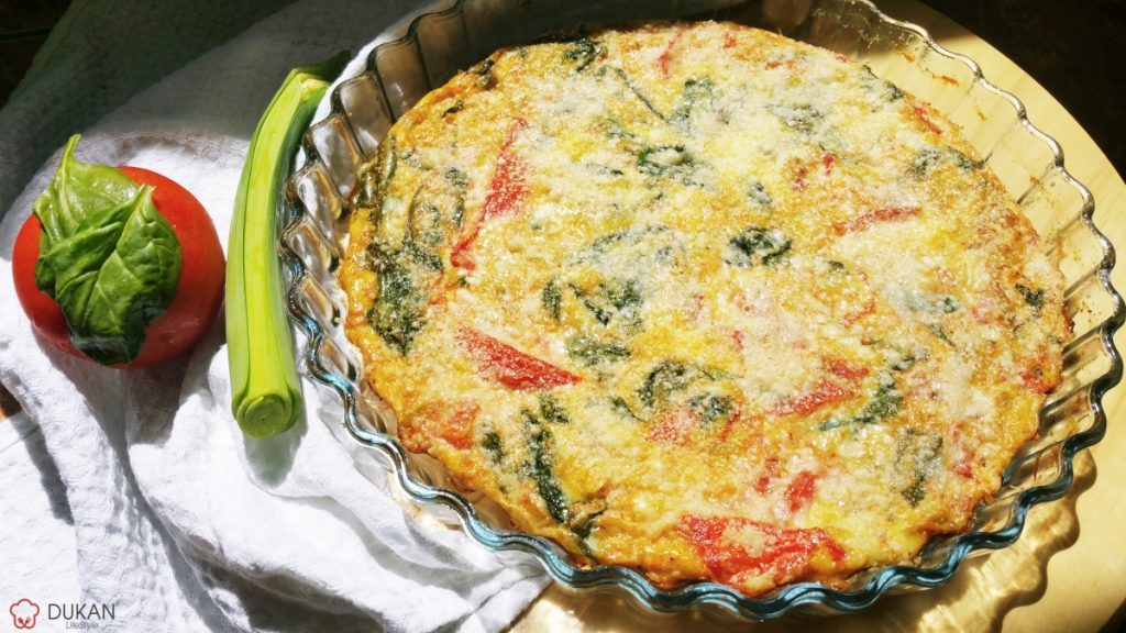 FRITTATA cu baby SPANAC(Low carb/ Low fat)